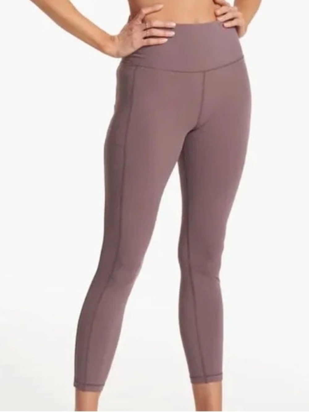 VUORI Studio Pocket Legging Hazel Mauve Purple Size Large STYLE VW446